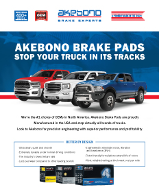 Akebono Brake Pads Stop your Truck